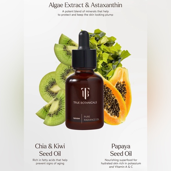 True Botanicals Renew Pure Radiance Hydrating Oil .16oz / 5ml - Picture 4 of 7